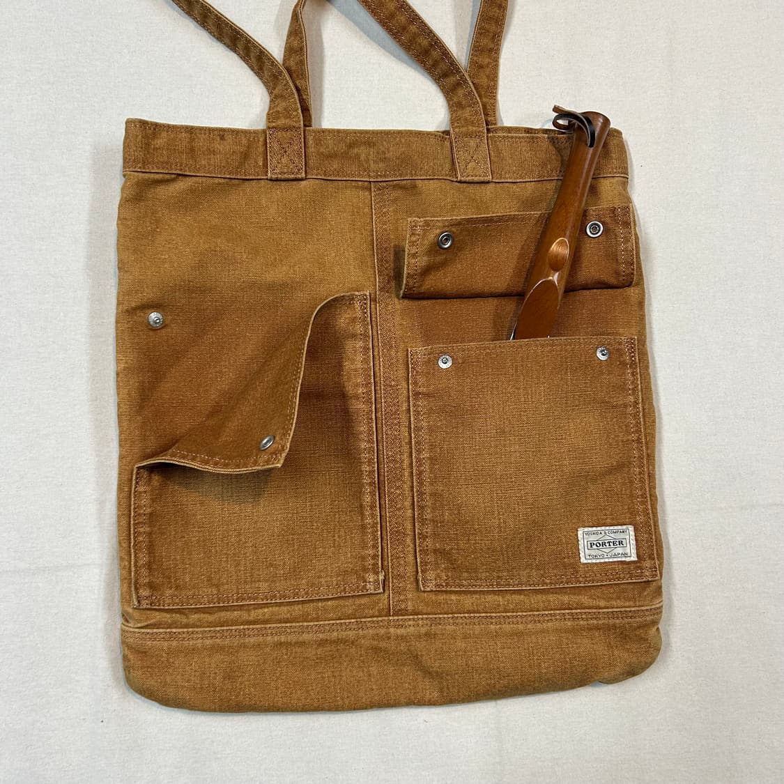 요시다 포터 코튼 데님 숄더백 토트백 P02 상품이미지3