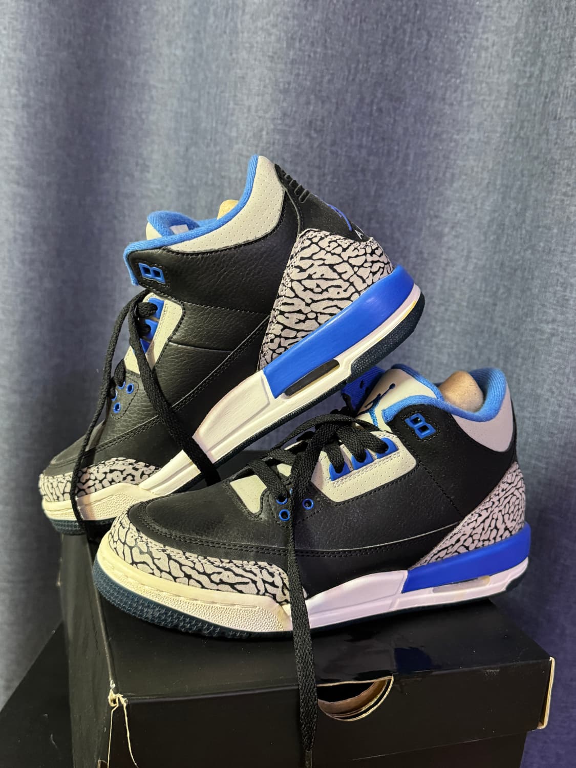 나이키 에어조던3 레트로 스포츠블루 상품이미지3