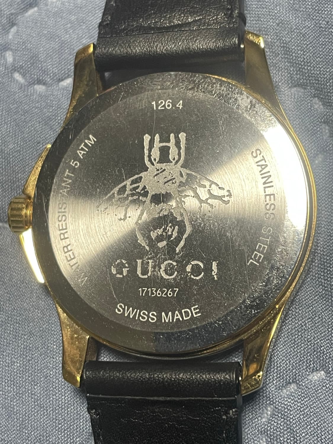 구찌 말라카이트 시계 38mm 상품이미지5