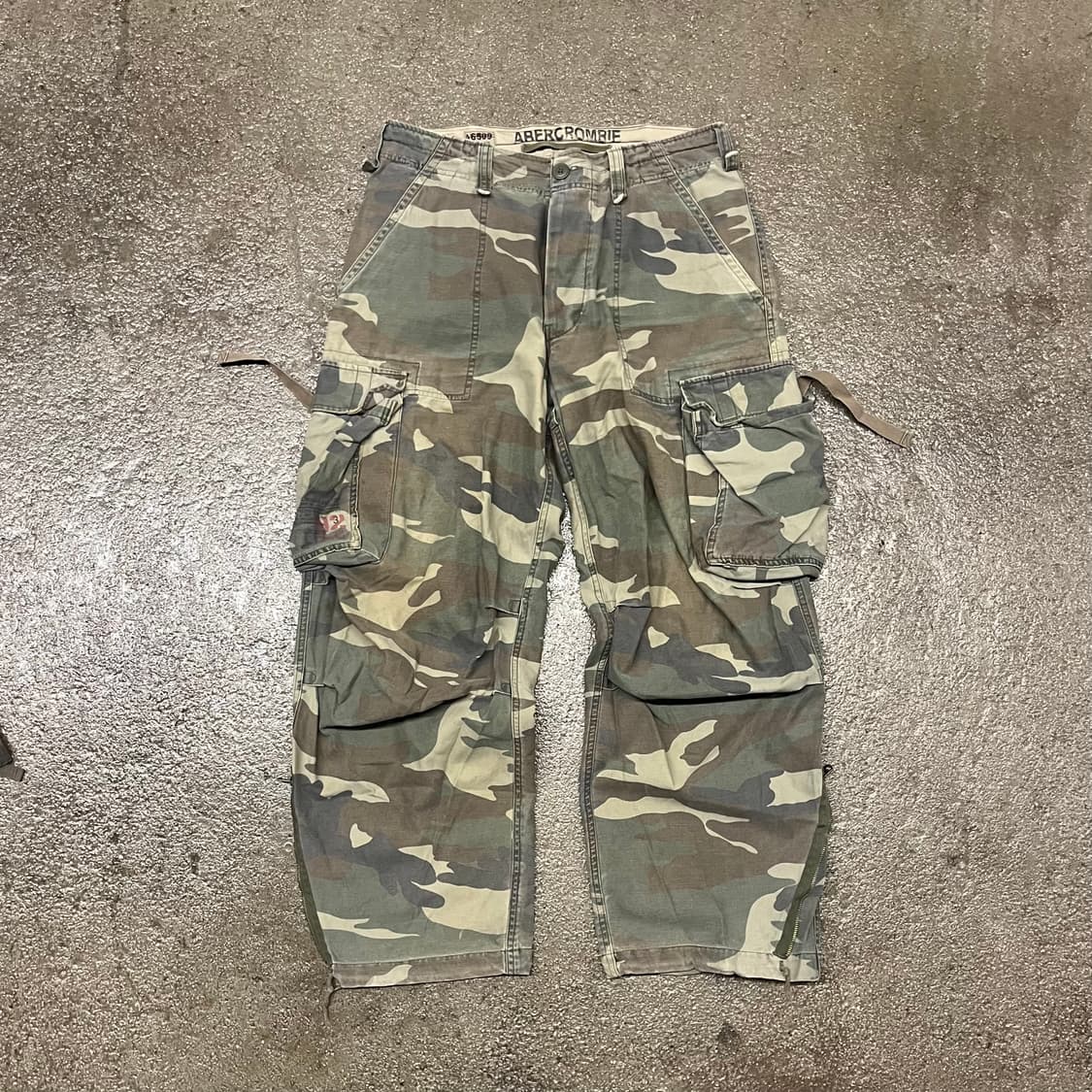 00s 아베크롬비 밀리터리 카고 팬츠 (~35“) 상품이미지2