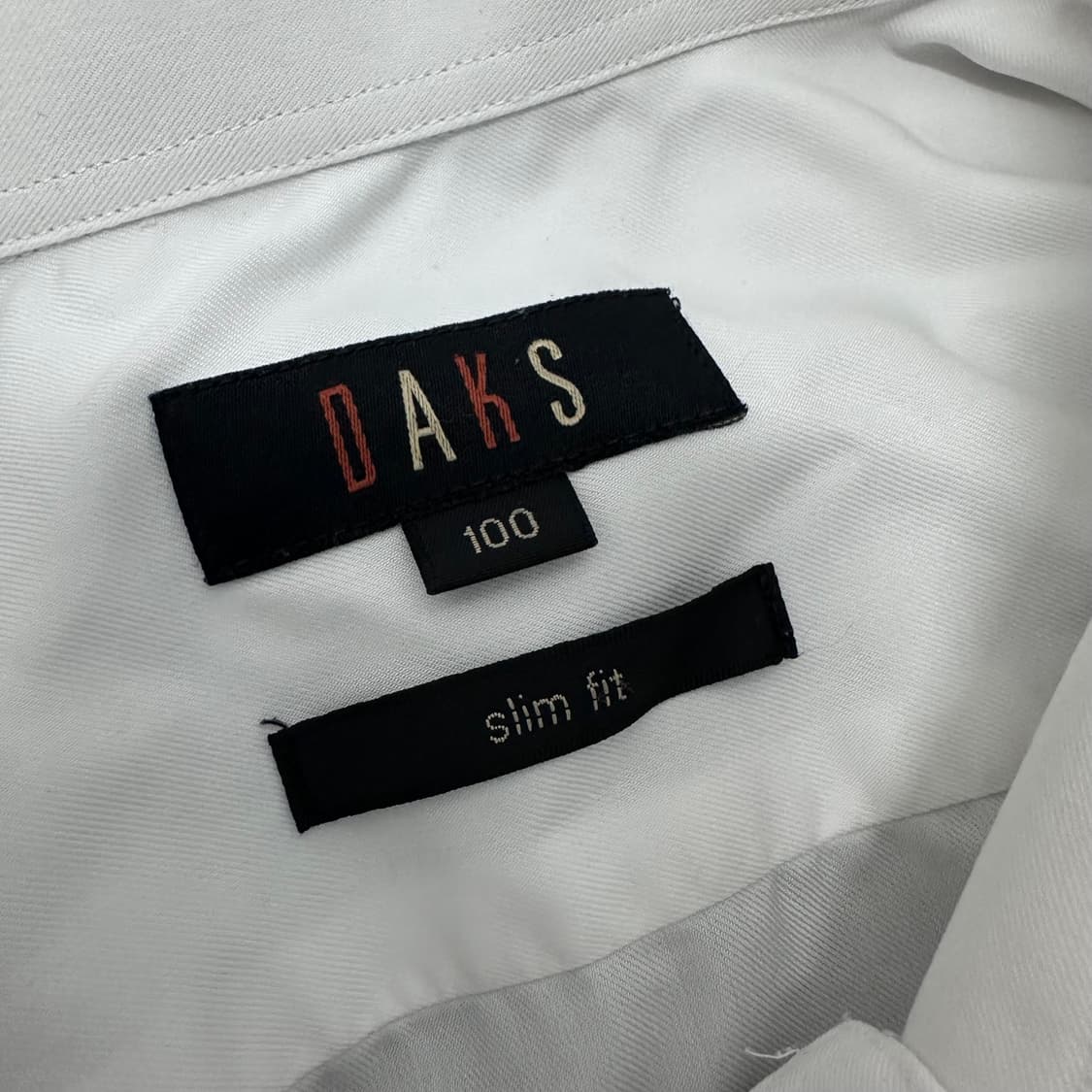 DAKS 닥스 화이트 셔츠 슬림핏 100(L) 상품이미지4