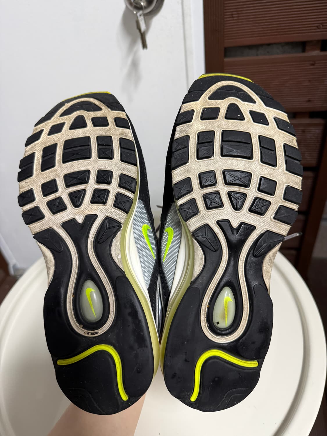 나이키 에어맥스 97 아시아 블랙/회색 260 상품이미지7