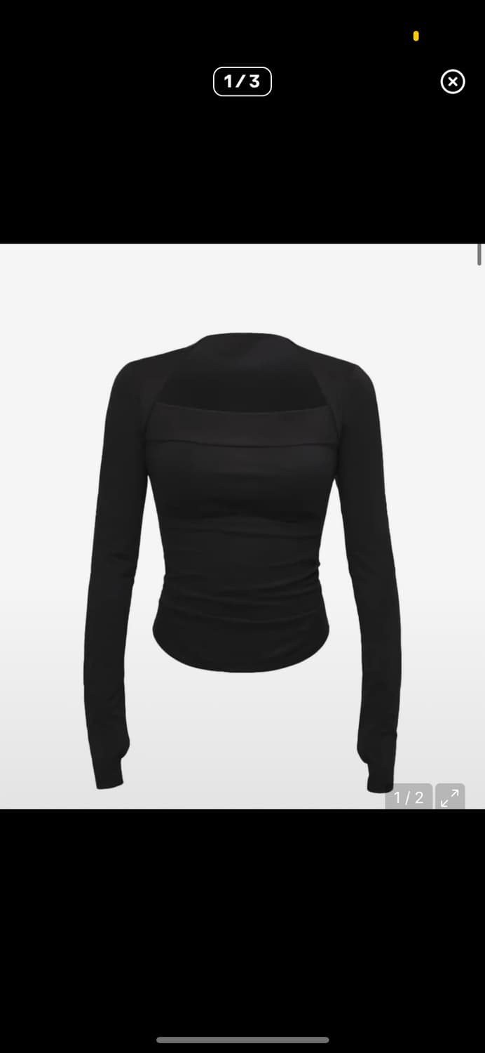 오호스 숄더랩 롱슬리브 상품이미지1