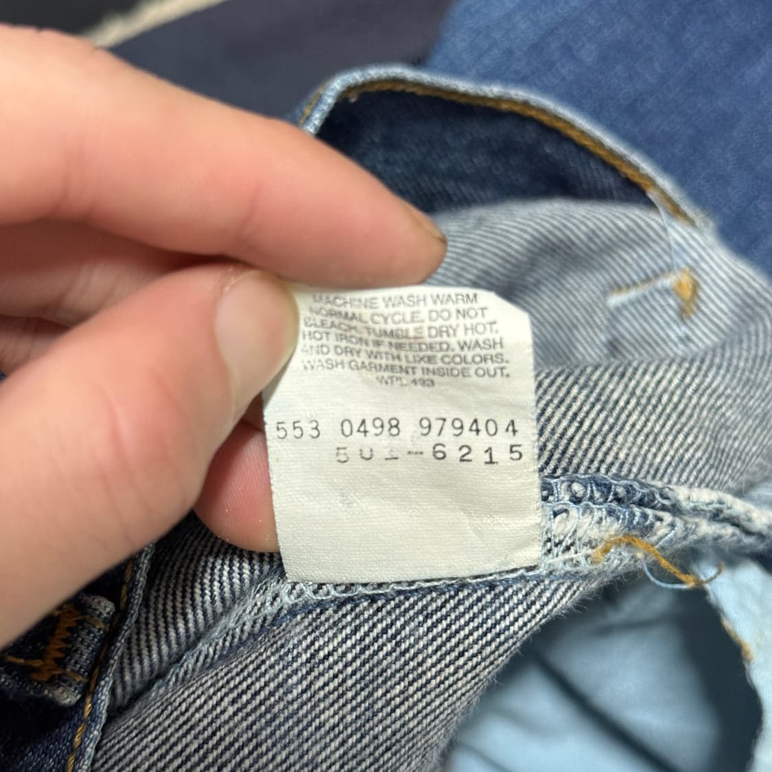 리바이스 오리지널 USA OG 98s 501 오렌지탭 데님 팬츠 상품이미지7