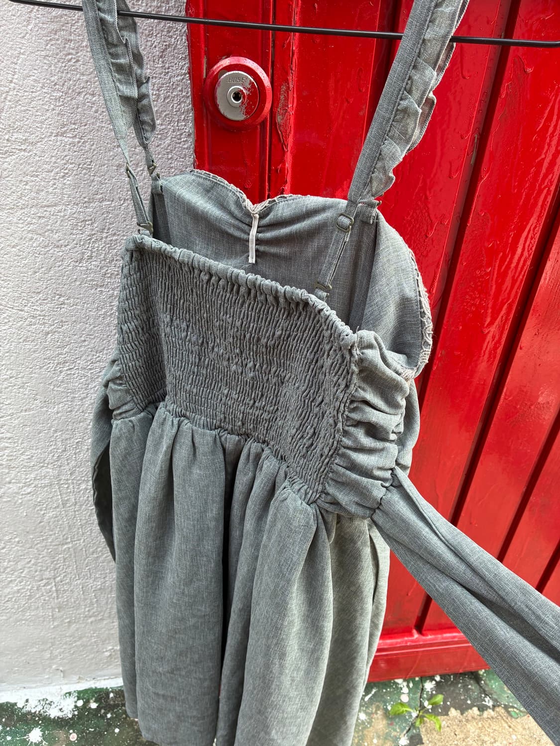 Gray frill sleeveless ops 🖨️  상품이미지6