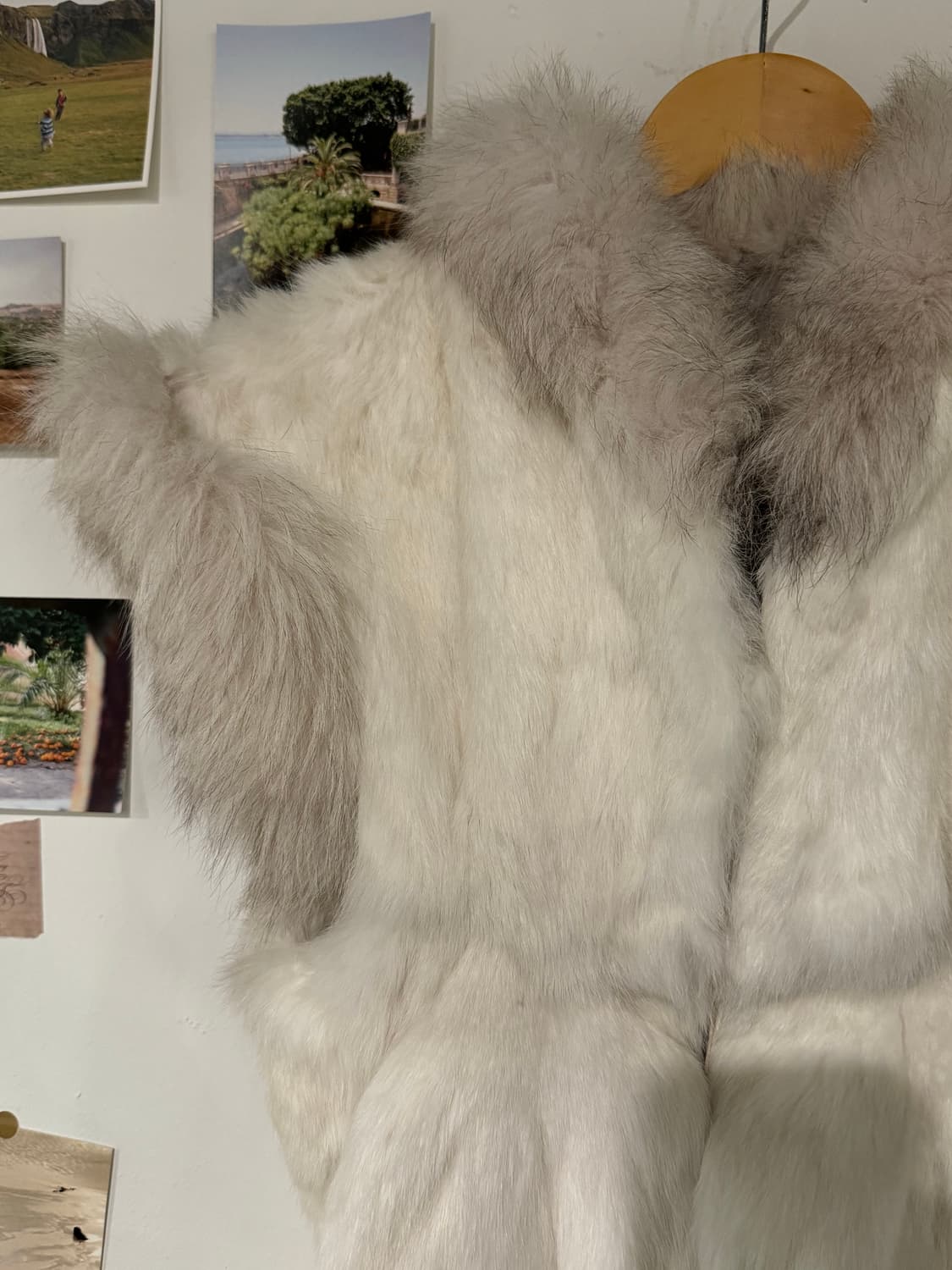 리버서블 리얼퍼 조끼 상품이미지5