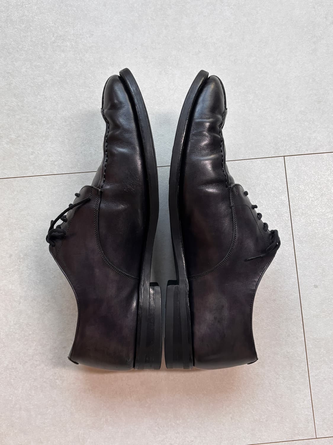 트리커즈 애빙던 UK10 / 빈티지 블랙 U팁 더비 비브람 상품이미지3