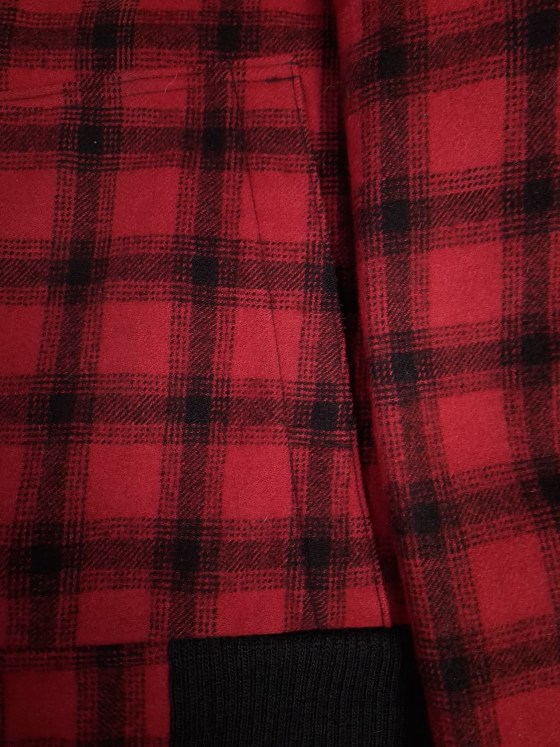 오리지날 80's 미국제조 울리치 울 버팔로체크 자켓 상품이미지3