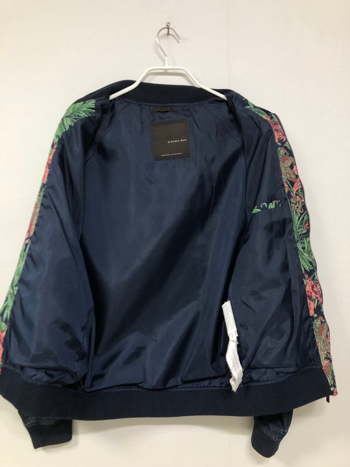 자라 남성 블랙태그 자카드 블라워 데님 블루종 자켓 _ M 상품이미지8