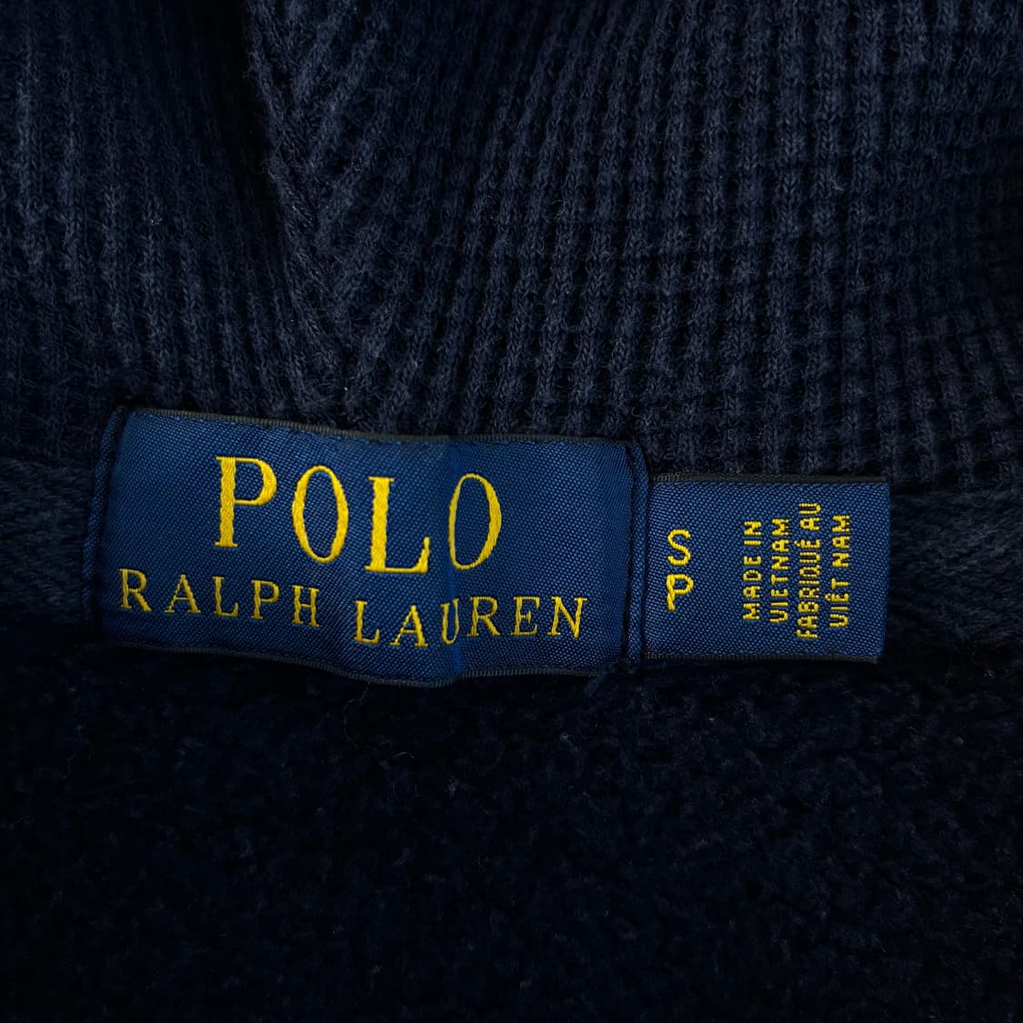 Polo  폴로 랄프로렌 자수 네이비 써멀 후드집업  상품이미지5