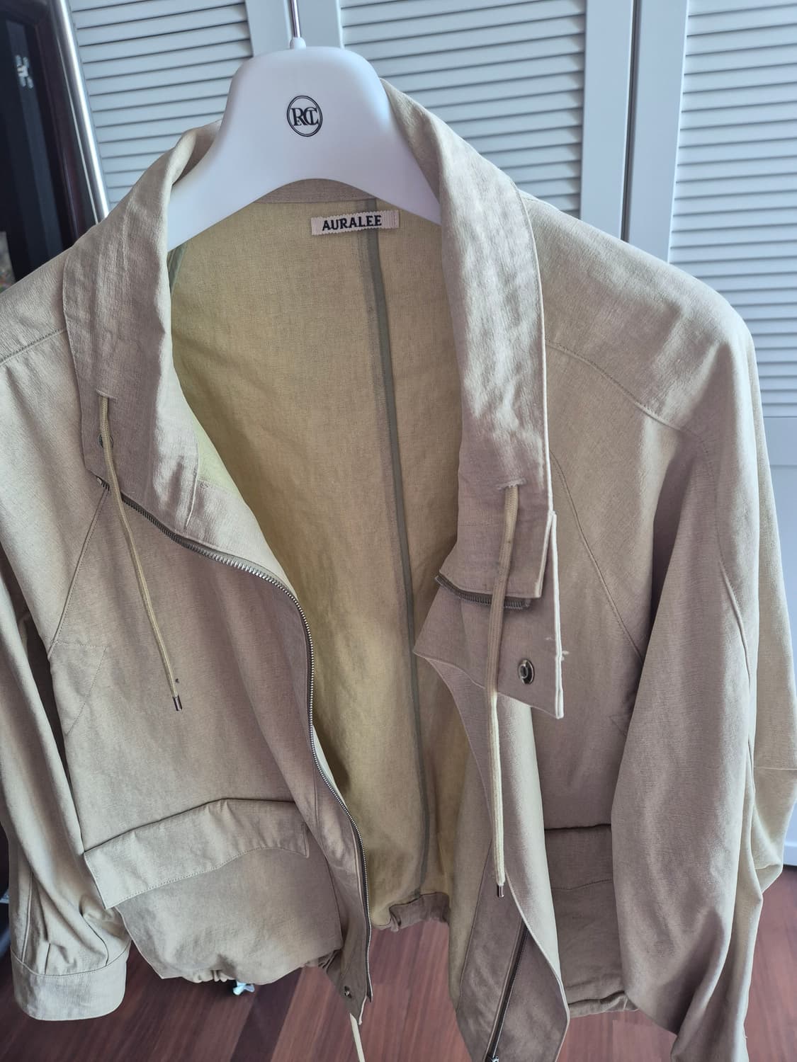 [4] 오라리 하드 트위스트 캔버스 블루종 베이지 상품이미지2