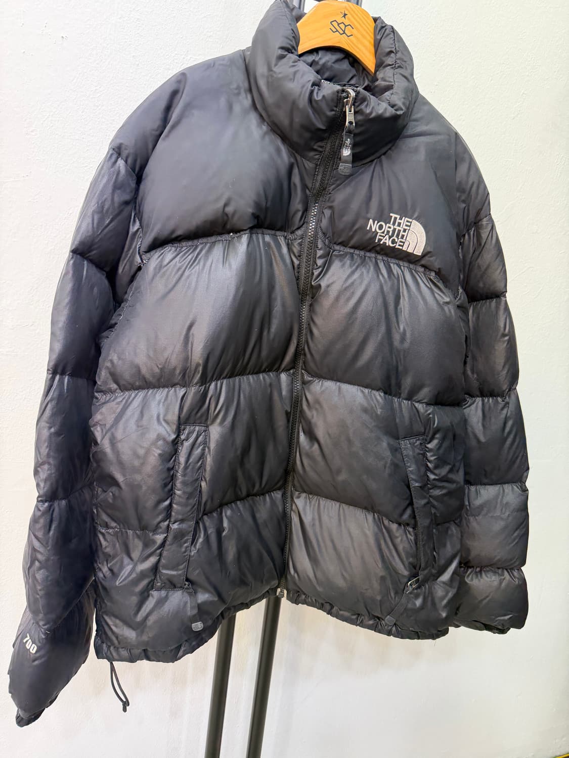 정품) 노스페이스 눕시 불랙 패딩 95 상품이미지2