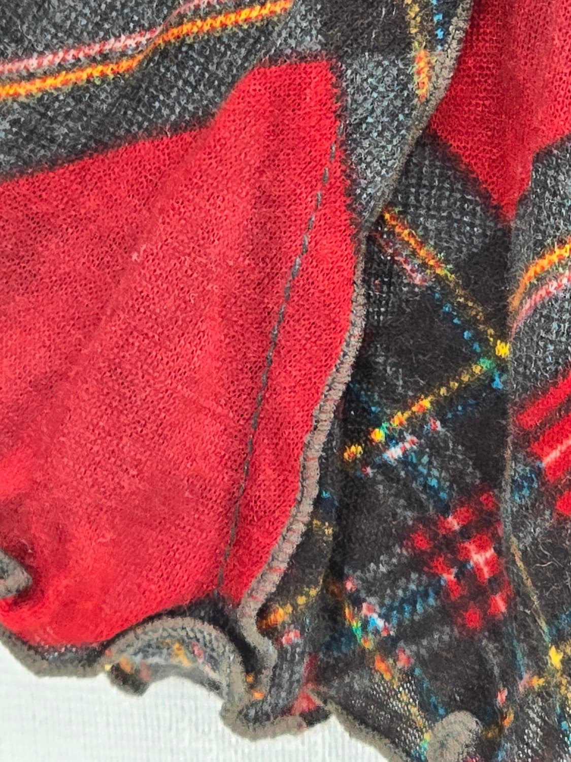 레드 체크 플리츠 스커트 상품이미지4