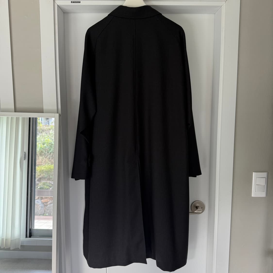 브라운야드 울 발마칸 코트 차콜  상품이미지2