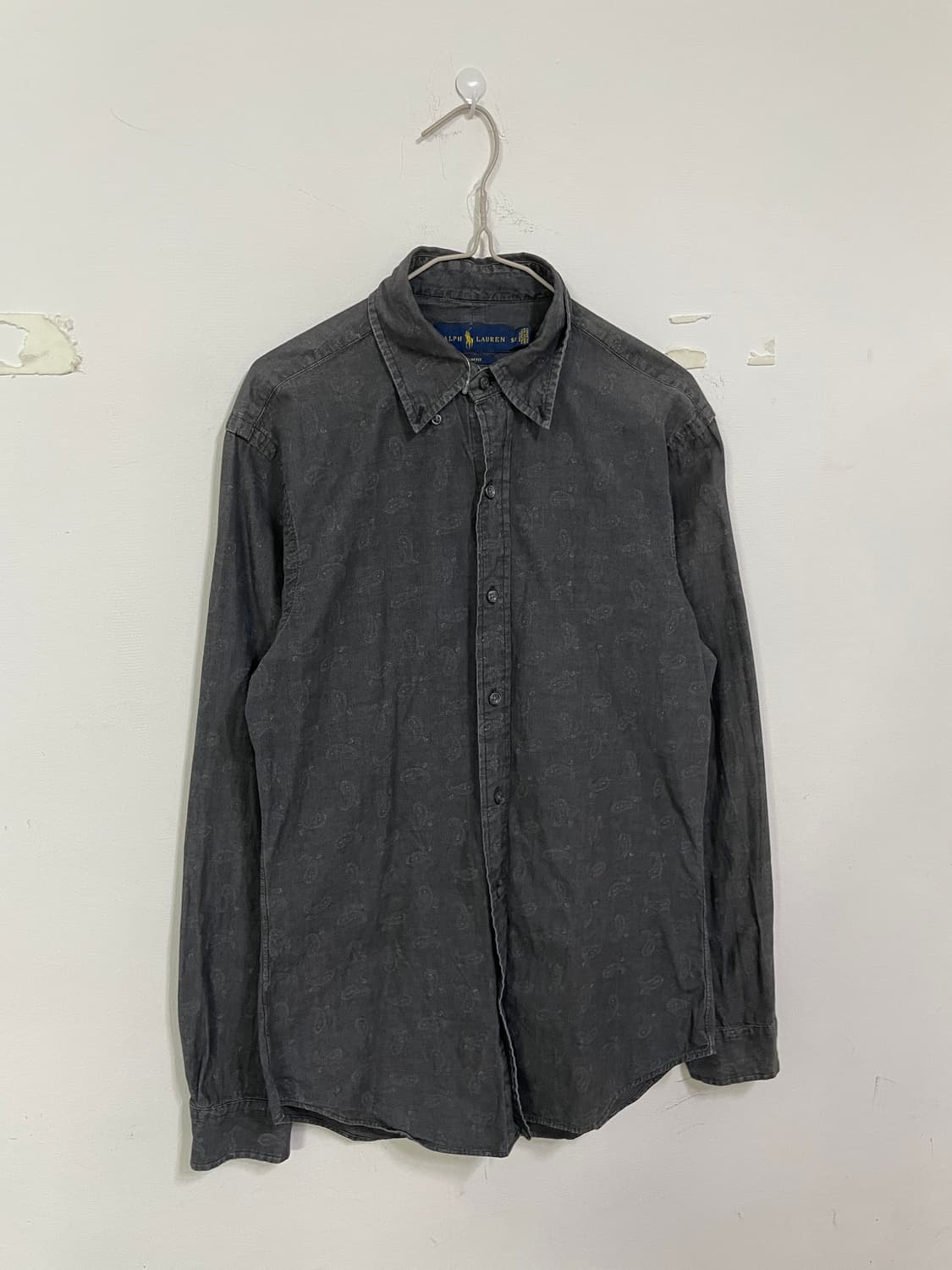 폴로랄프로렌 페이즐리 긴팔 셔츠 그레이 상품이미지1