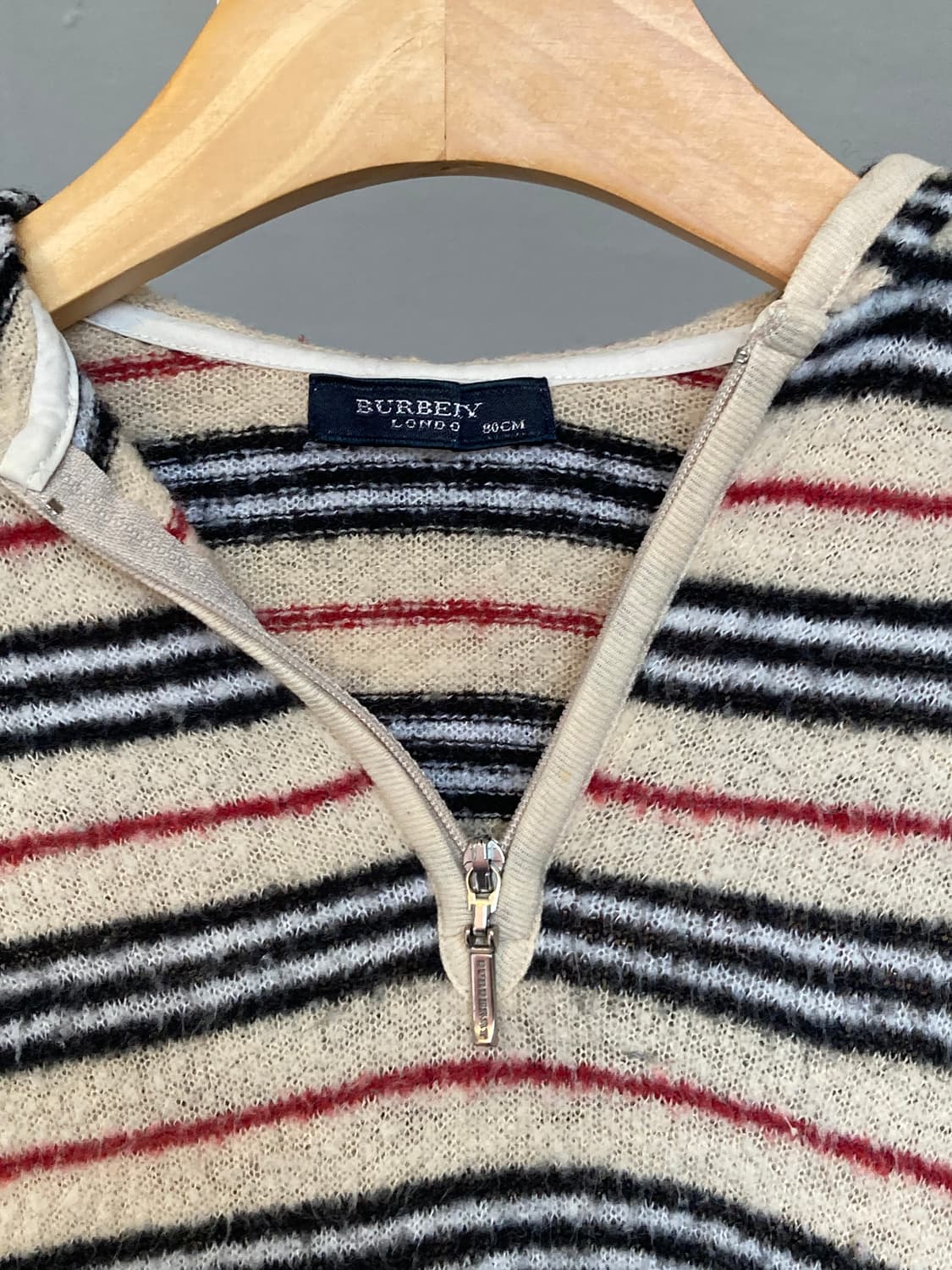 버버리 Burberry 태리 후드 반팔 니트 상품이미지3