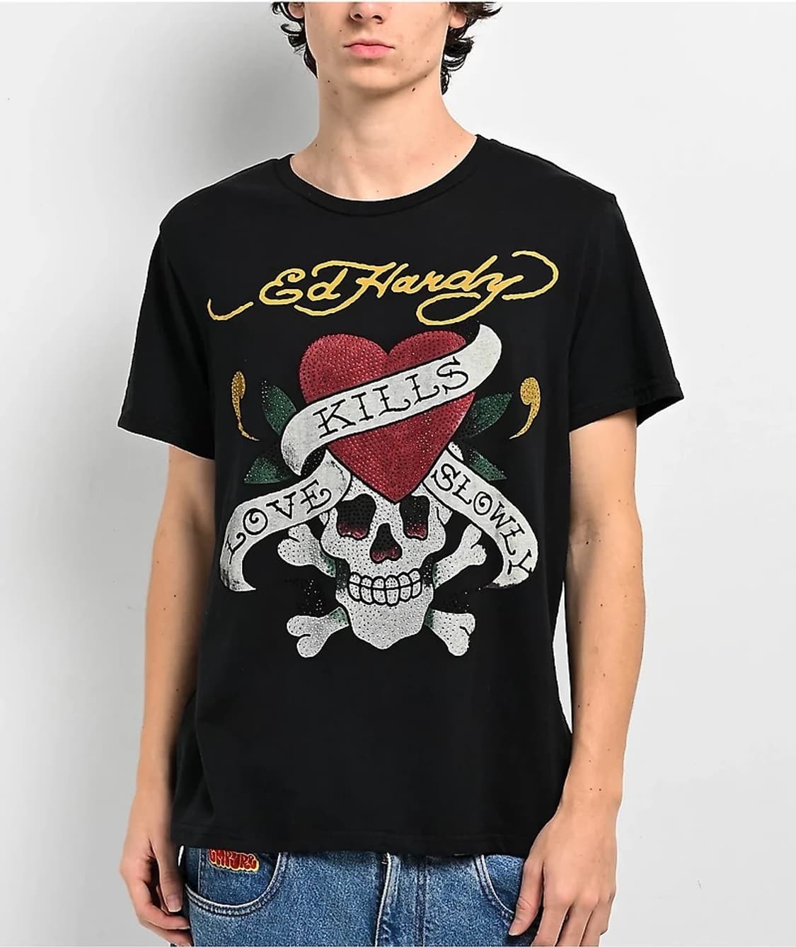 [L,XL] 에드하디 스컬 티셔츠 상품이미지1