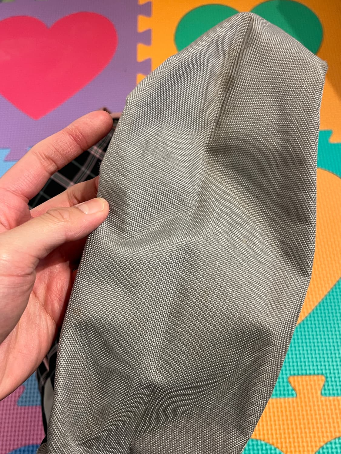 베네통 블랙 핑크 체크 백팩 🎀 상품이미지7