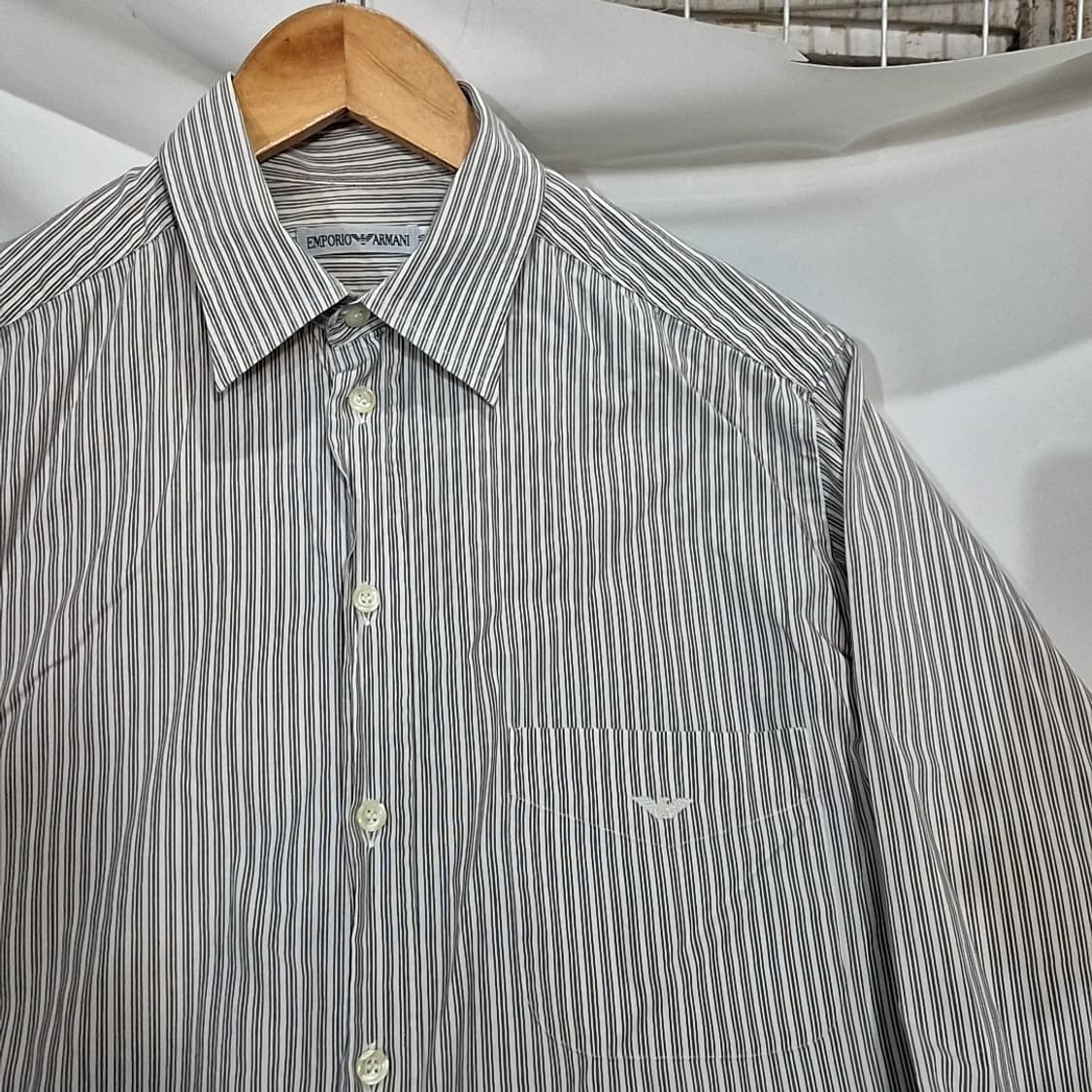 엠포리오 아르마니 스트라이프 셔츠 상품이미지2