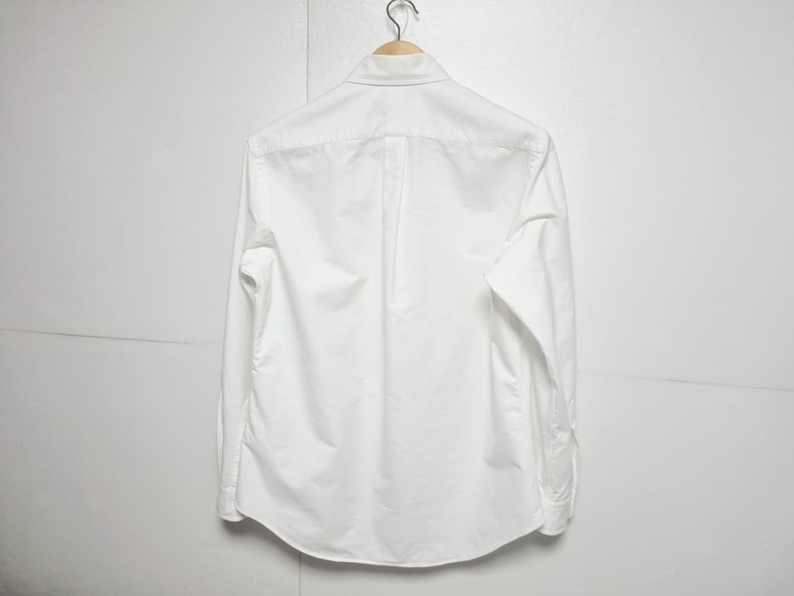 남성 폴로 옥스퍼드 멀티포티 화이트 흰색 긴팔 남방 셔츠 상품이미지8