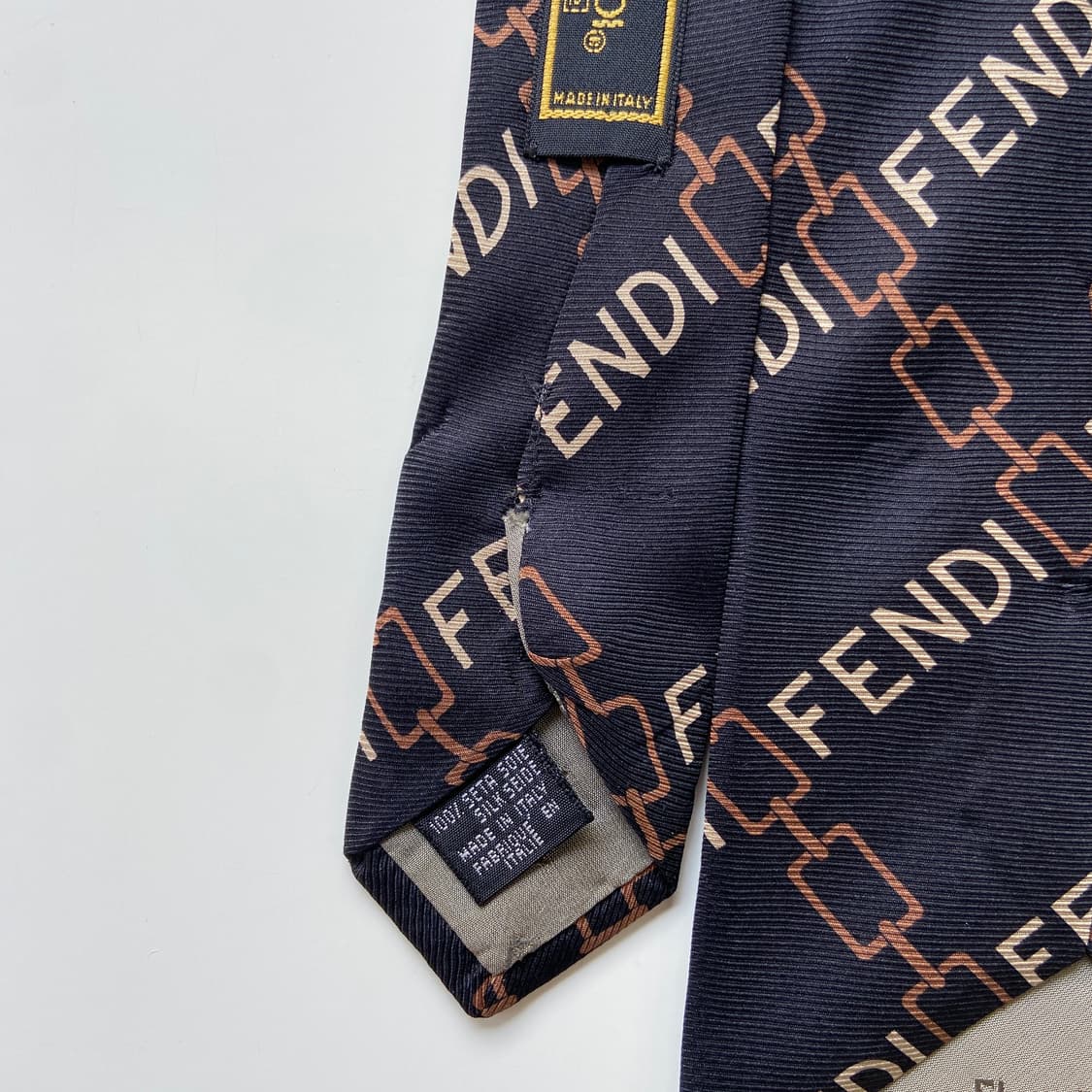 펜디 (FENDI) 영문 모노그램 정품 명품 넥타이 상품이미지5