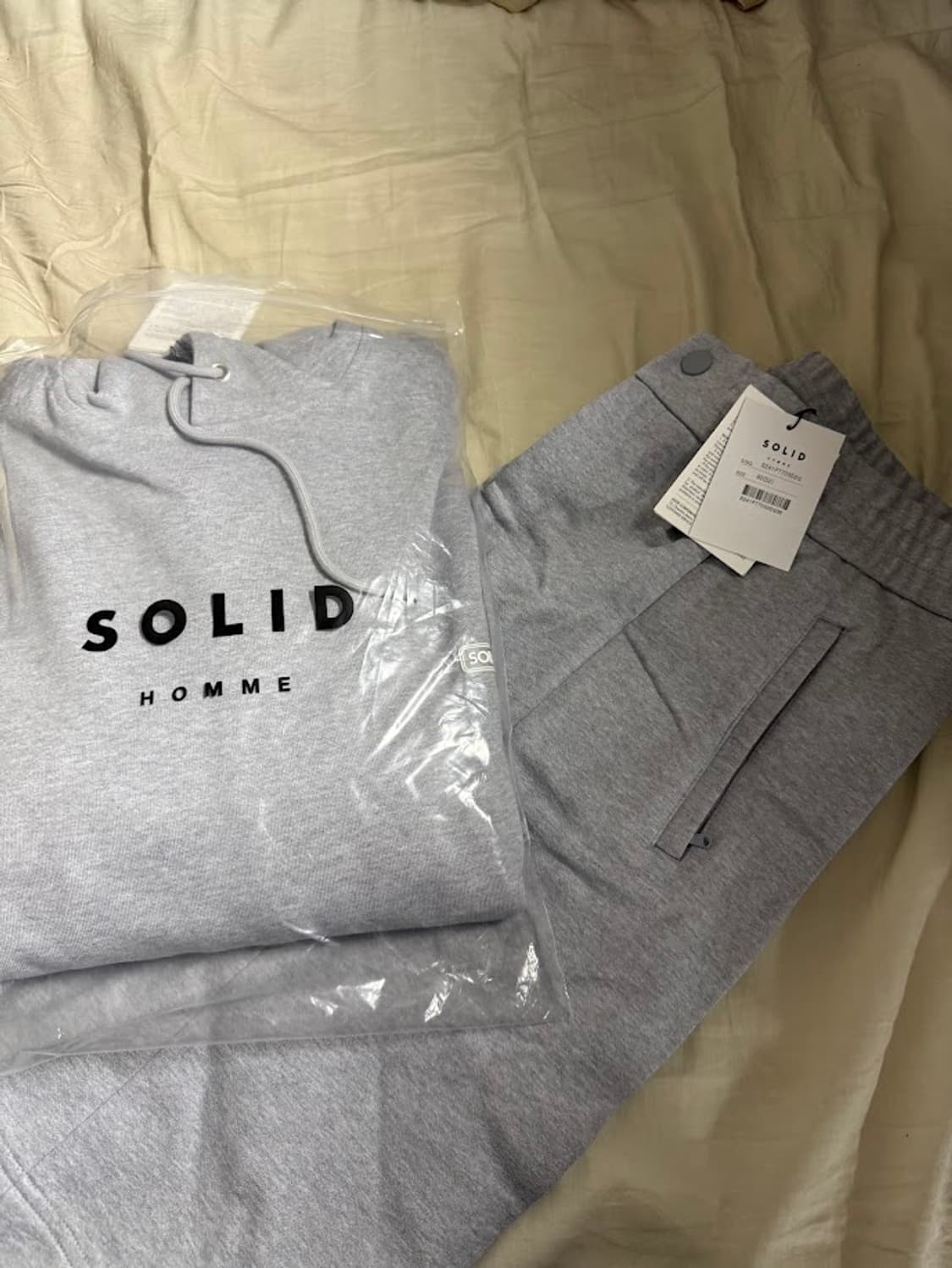 솔리드옴므 컬렉션 스웻셋업 상품이미지2