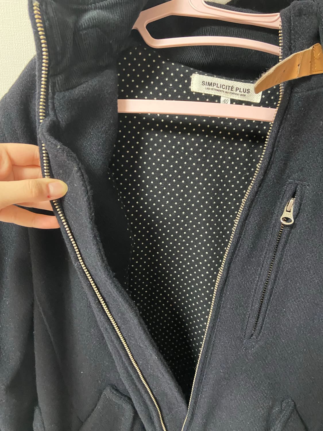 일본 빈티지 숏떡볶이 코트 자켓  상품이미지4