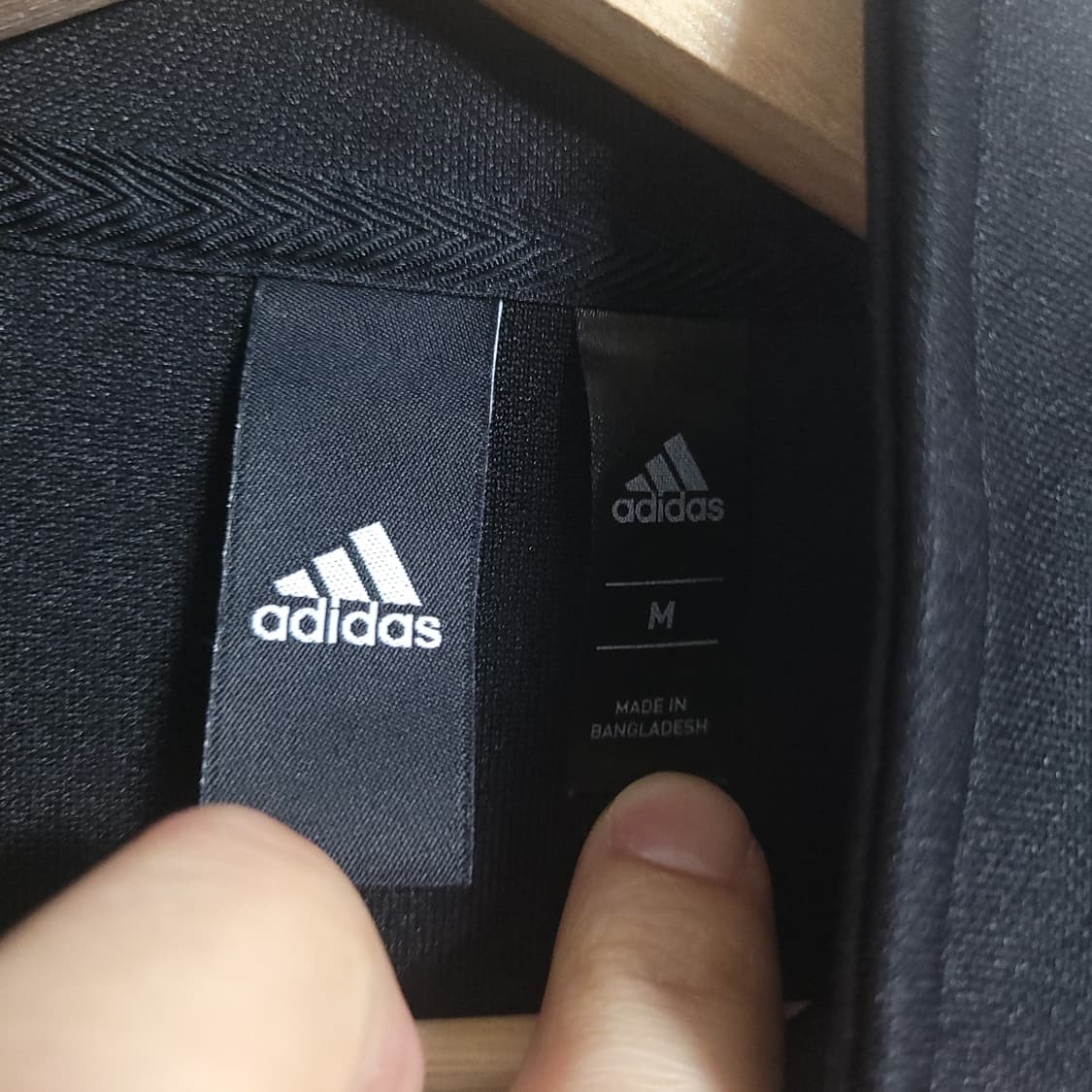 (M) ADIDAS 아디다스 삼선 트랙탑 블랙 져지 상품이미지2