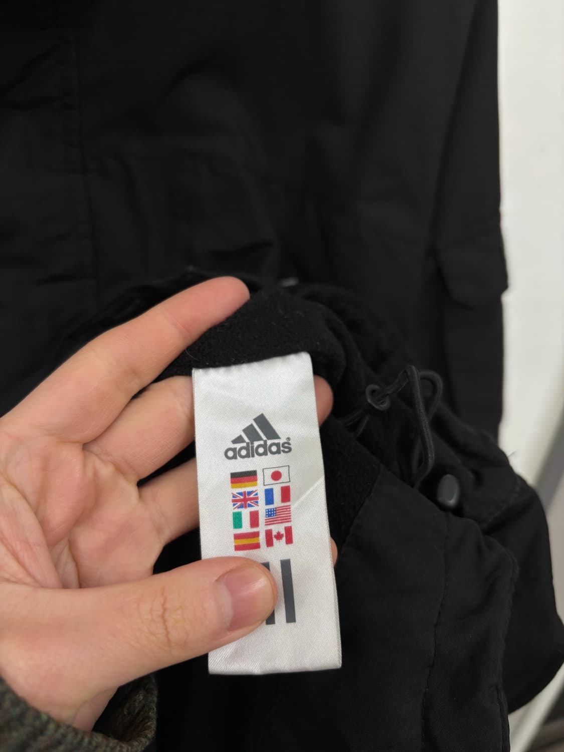 아디다스 내피 후리스 바람막이 자켓 상품이미지6