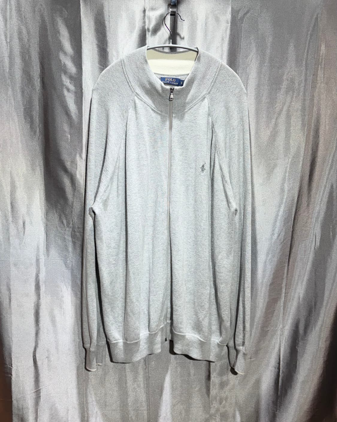 XL 폴로랄프로렌 그레이 포니 니트 집업 상품이미지2