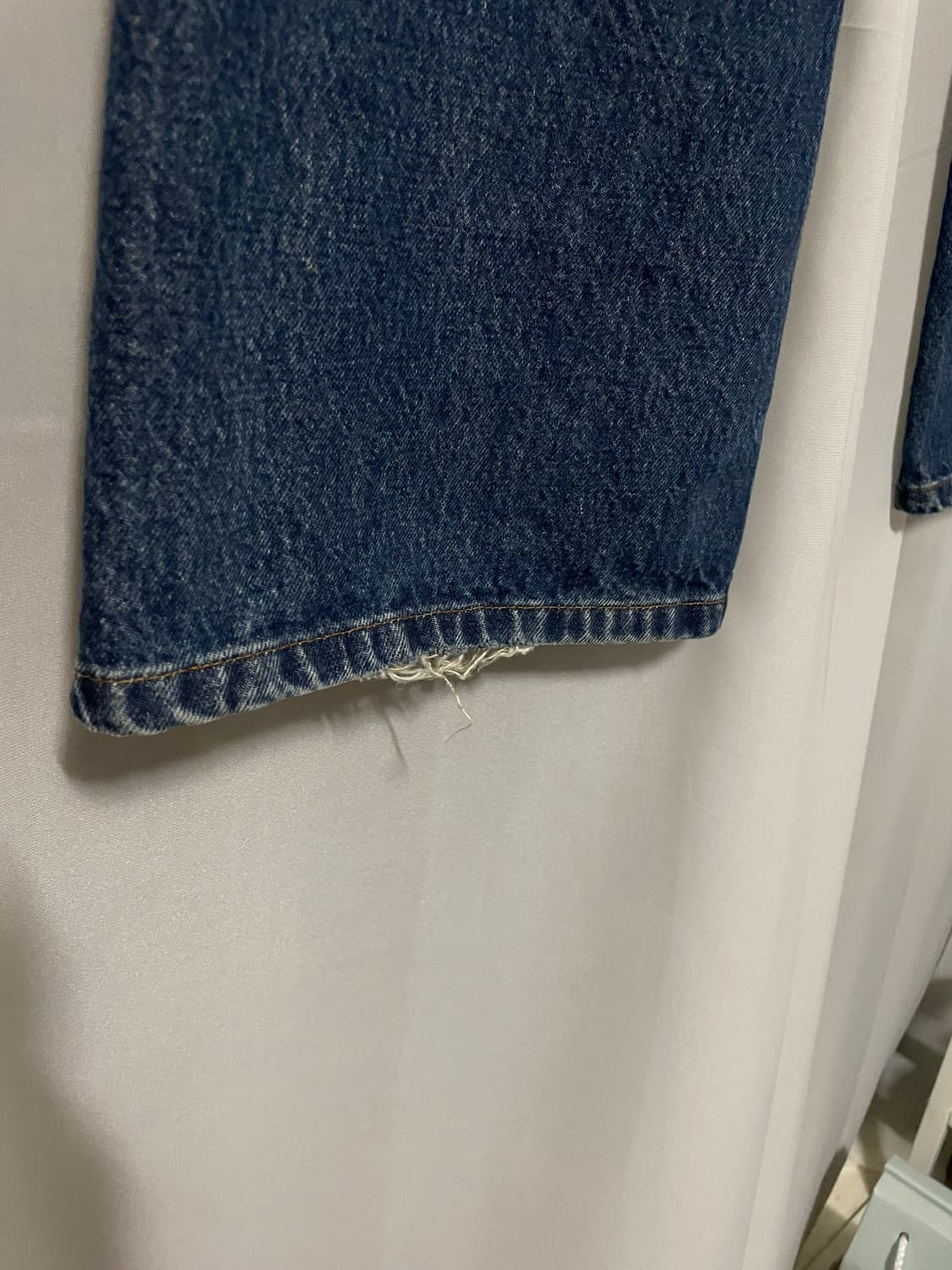 [28] 앤더슨벨 빈티지워시드 부츠컷 진 다크블루 상품이미지7