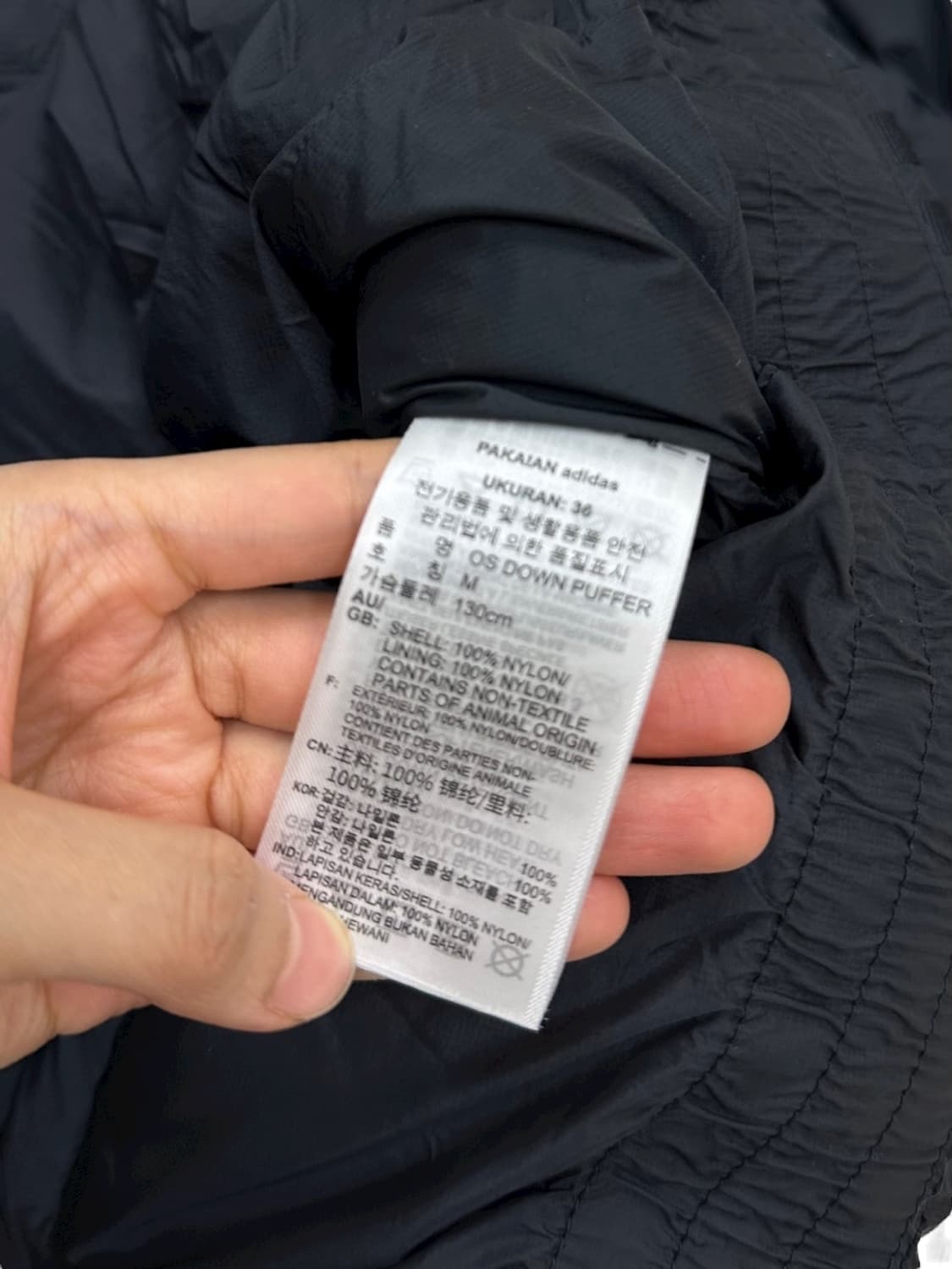 아디다스 덕다운 패딩 블랙 (M~L) 상품이미지7