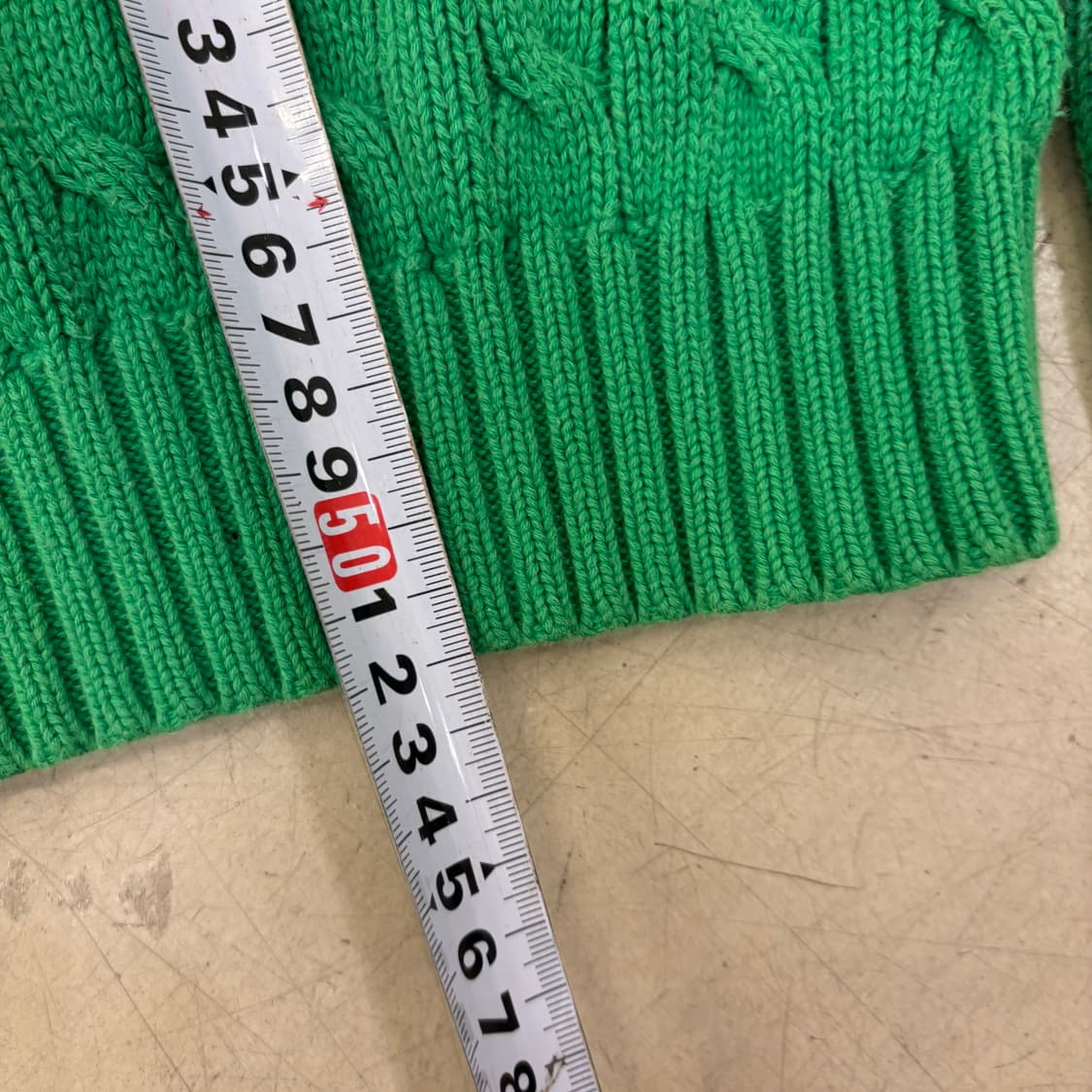 폴로 랄프로렌 그린 포니 케이블 니트 상품이미지4