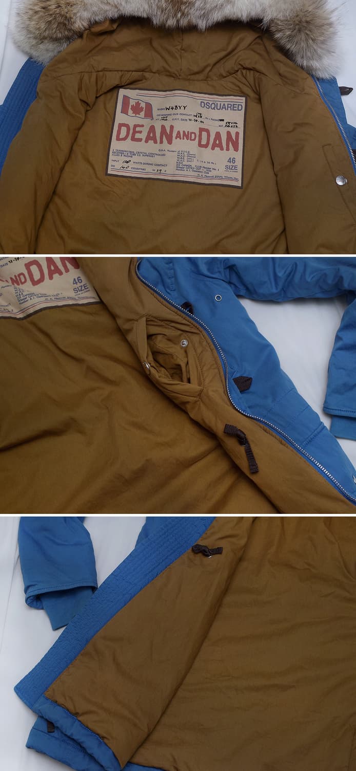 디스퀘어드 몬스터퍼 코튼 캔버스 N3B 야상 롱패딩 (46 / 100+) 상품이미지7