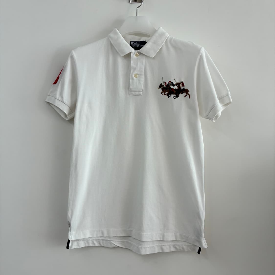 폴로 랄프로렌 빅포니 치프키프 화이트 카라 반팔 티셔츠 상품이미지2