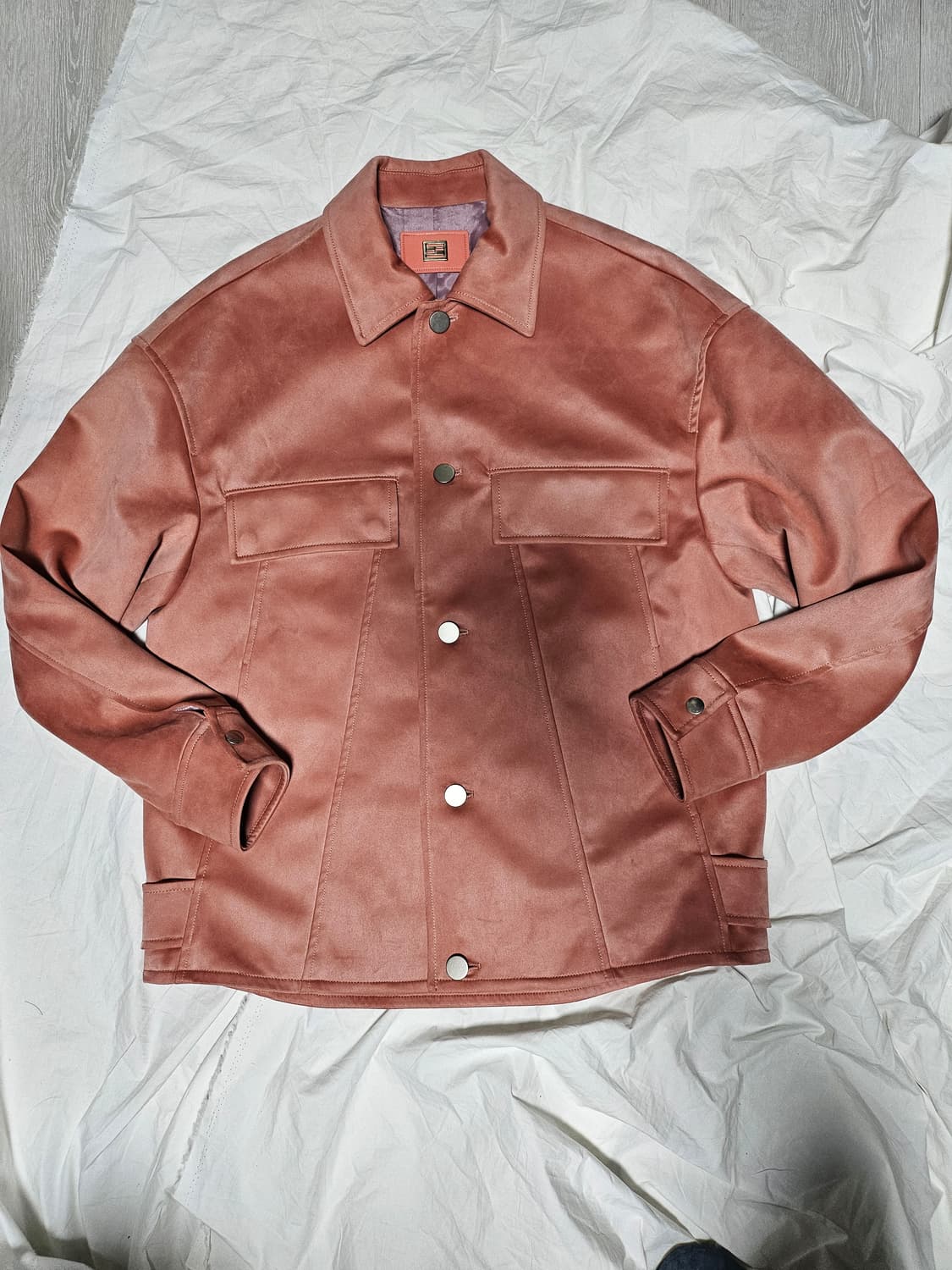 21fw 솔리드옴므 스웨이드 인조가죽 자켓 95 상품이미지1