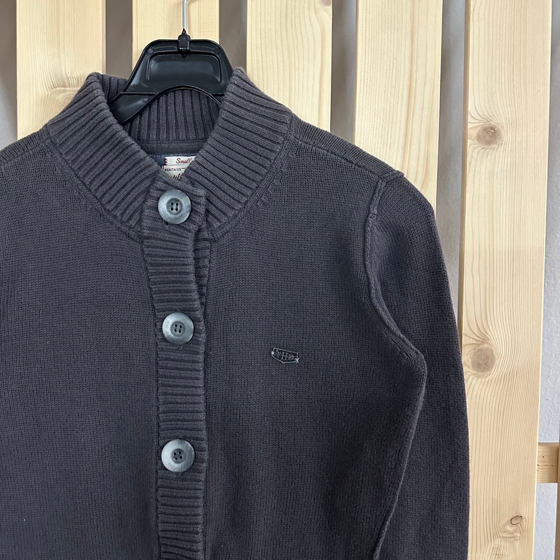 (S) 타미힐피거 차콜 볼레로 니트 가디건 상품이미지4