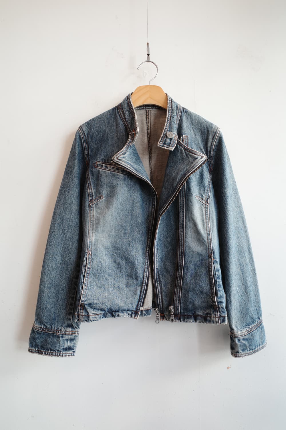 COMME CA MODELS 데님 라이더 자켓  상품이미지1