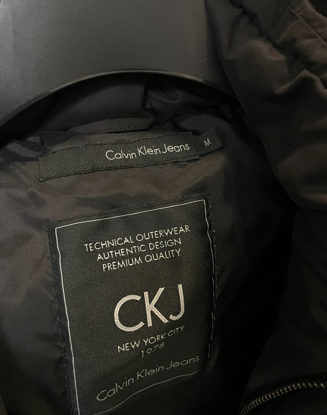 (M) ck 캘빈클라인 덕다운 더블 레이어드 히든 후드 패딩 자켓 상품이미지8