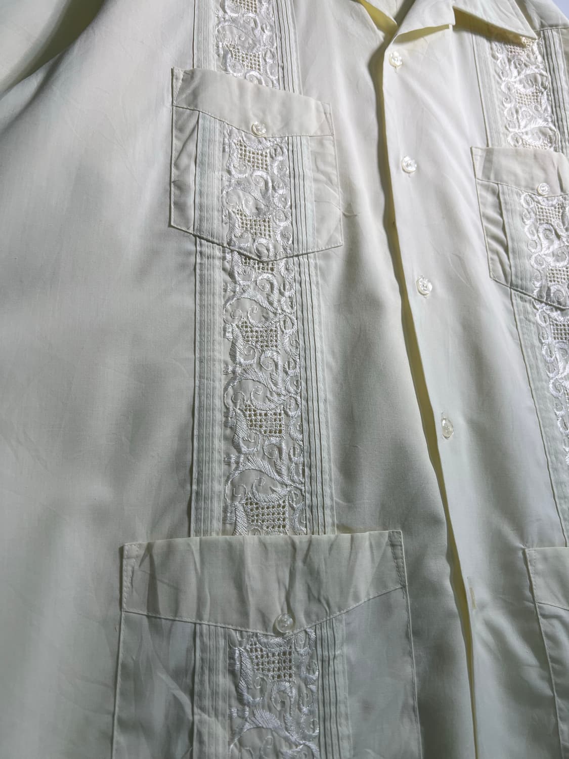 Guayabera shirts (쿠바 셔츠) L 상품이미지6