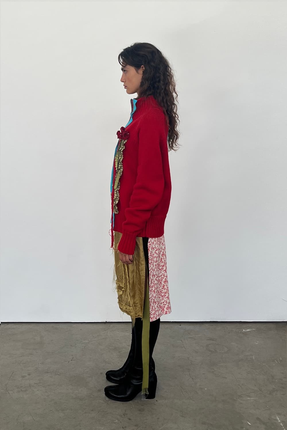 [2]에드워드 커밍 Chakra 가디건/레드 상품이미지7