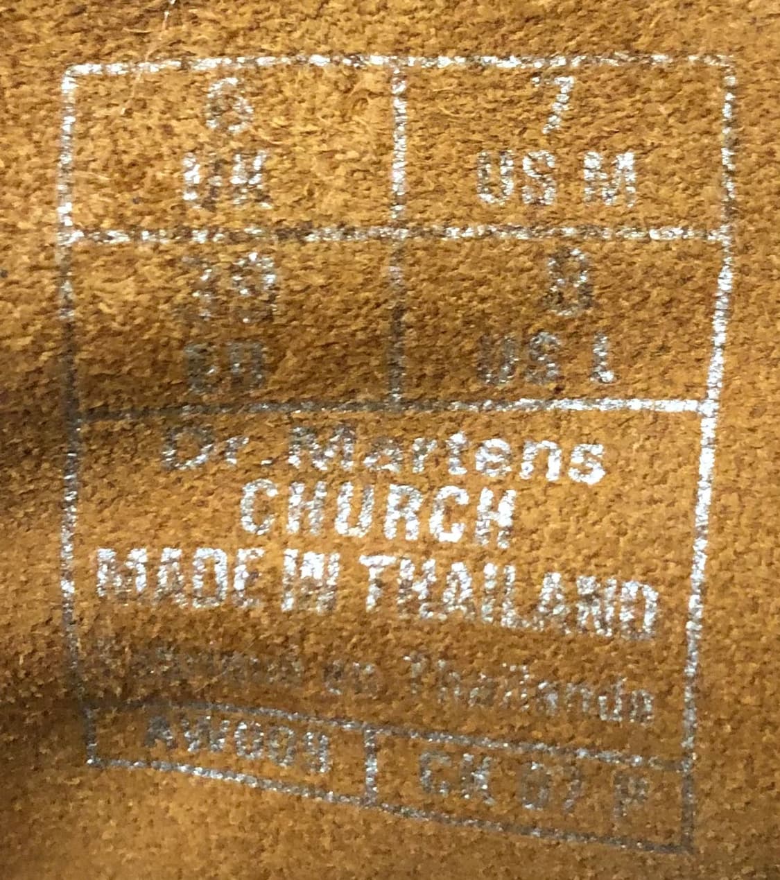 닥터마틴 처치 부츠 블랙 UK6 상품이미지8