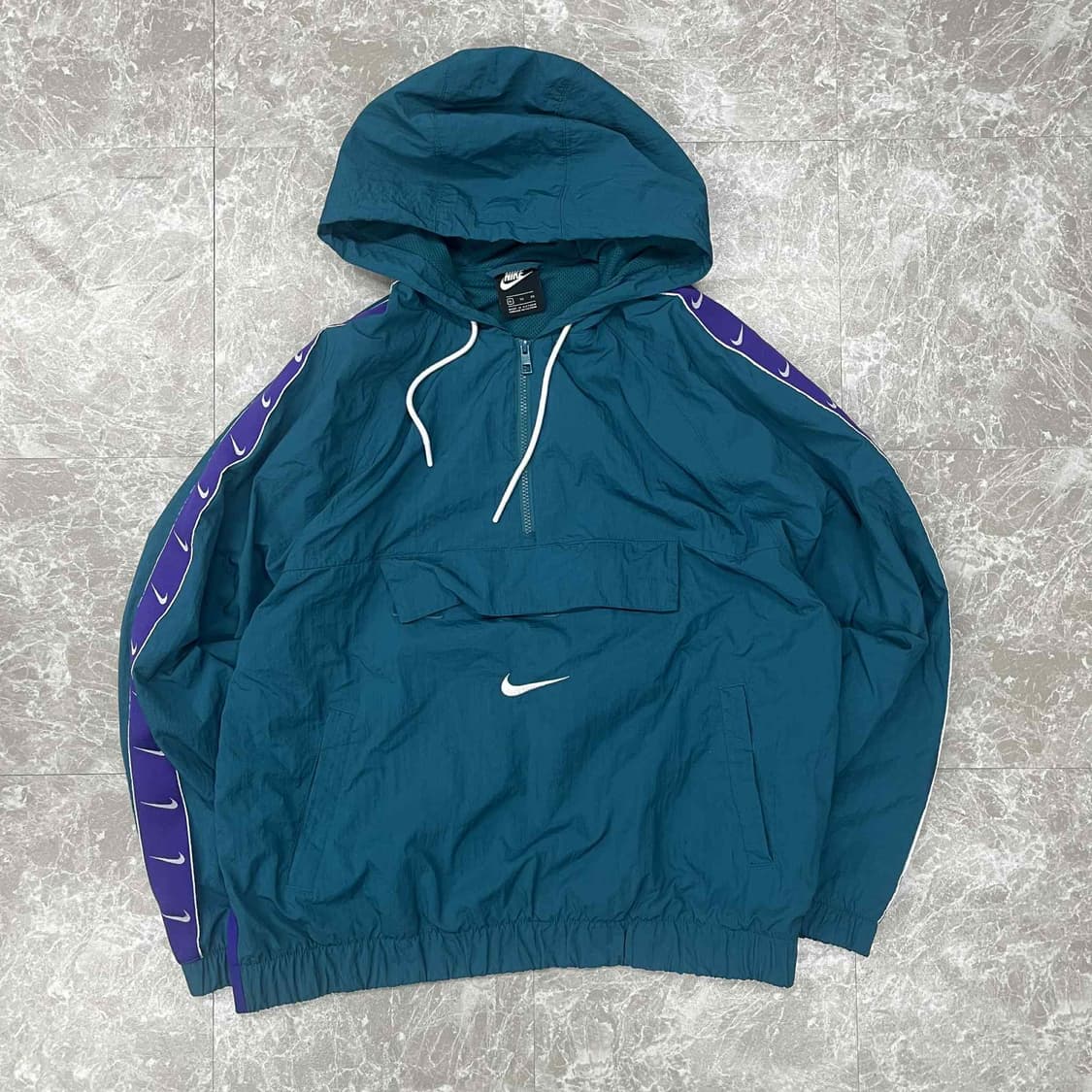 나이키 준신형 사이드라인 윈드브레이커 웜업 바람막이 후드티(XL) 상품이미지2