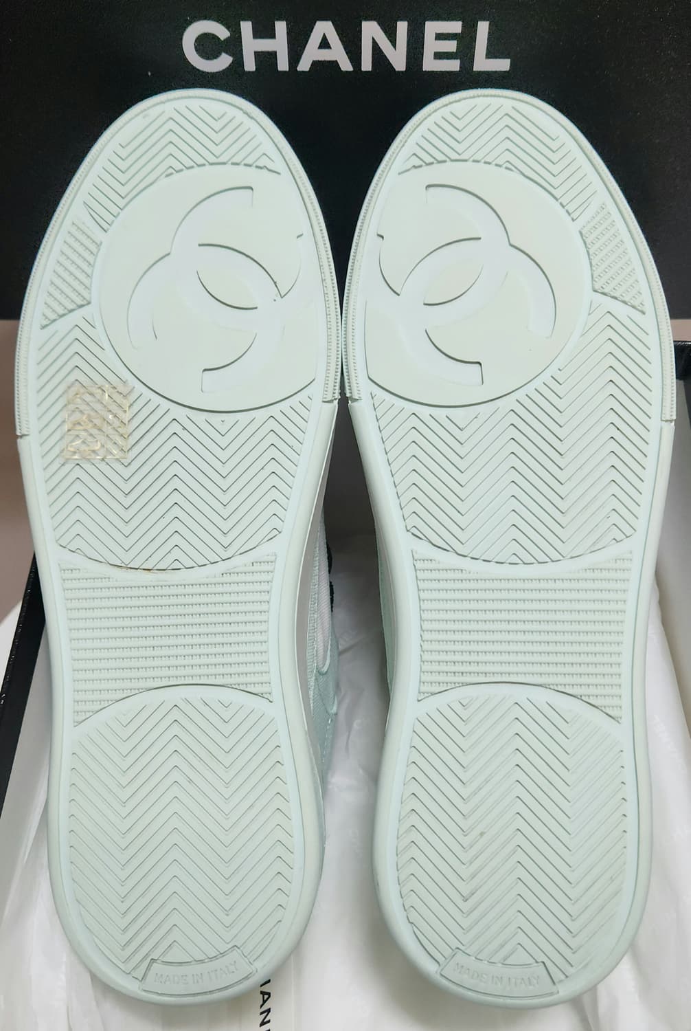 [정품]24C샤넬 스니커즈 운동화 파스텔 38 (남녀공용)새상품급한정판  상품이미지8