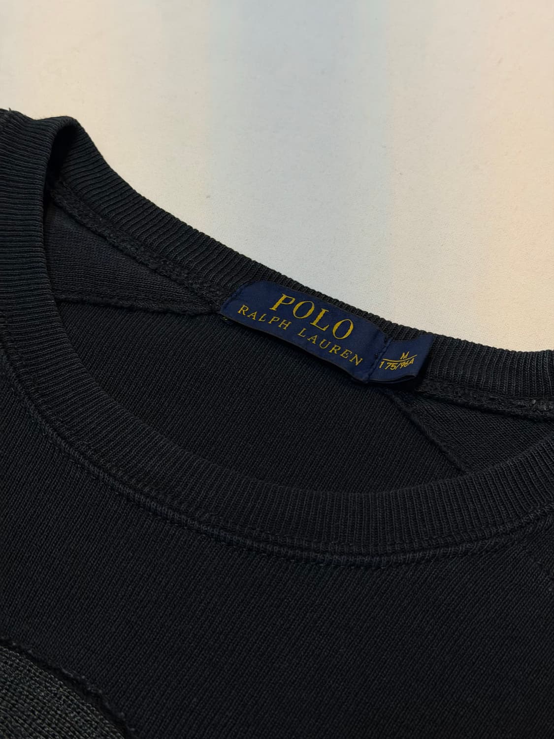 폴로 랄프로렌 불독 맨투맨 스웻셔츠 블랙 상품이미지4