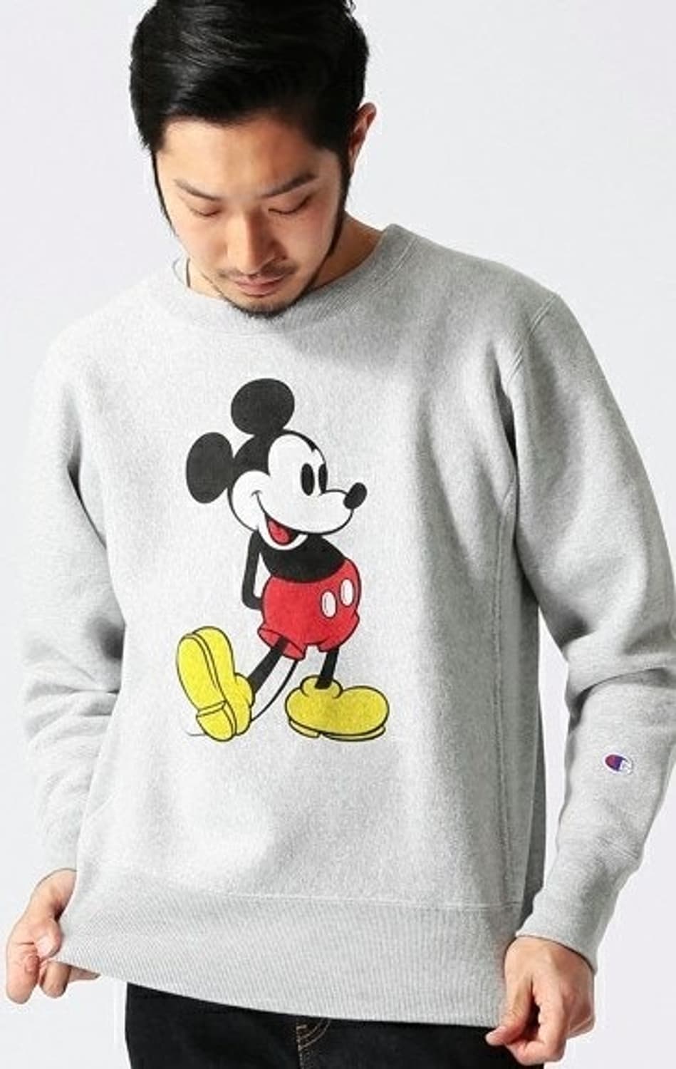 챔피온 빔즈 콜라보 디즈니 맨투맨 블루택 라지 상품이미지7