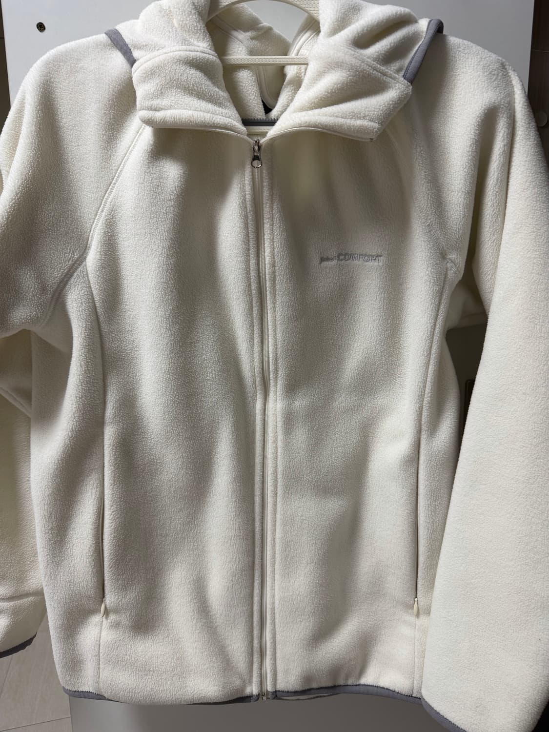 지초이 컴포트 24-006 플리스 후드집업 상품이미지2