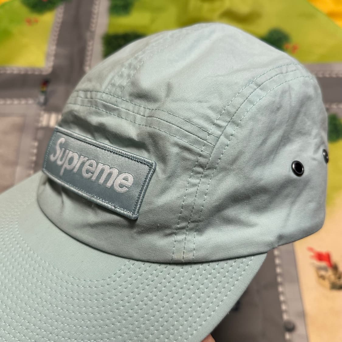 슈프림 왁스 코튼 캠프캡 아이스 23FW 상품이미지3