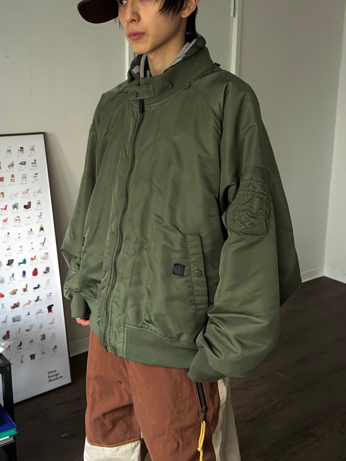 Alpha Industries 오버사이즈 쉐르파 봄버 상품이미지1