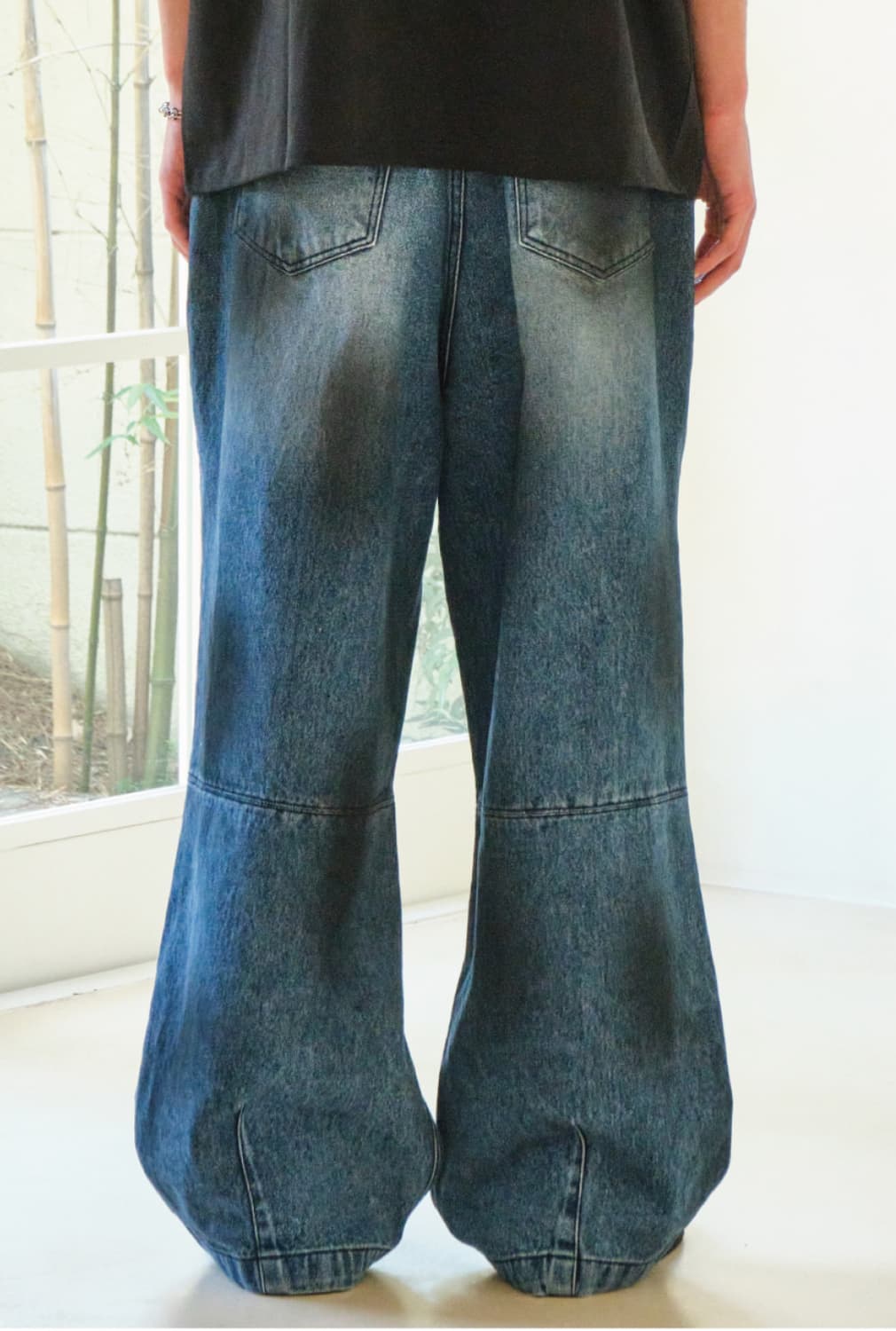 디더블유에스이 DWSE 더티 워싱 데님 팬츠 L 상품이미지4